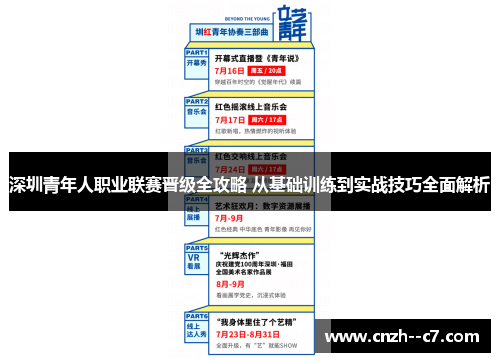 深圳青年人职业联赛晋级全攻略 从基础训练到实战技巧全面解析 深圳青年人职业联赛晋级全攻略 从基础训练到实战技巧全面解析